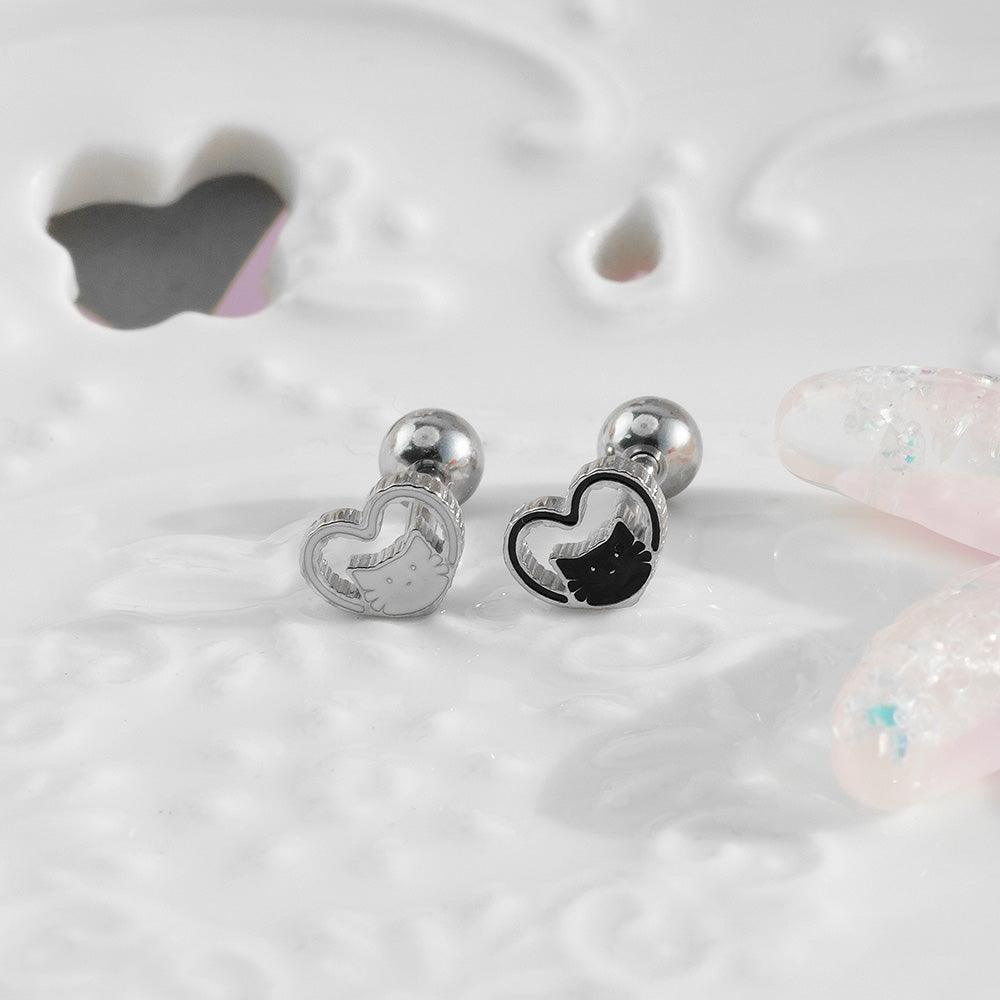 [Surgical] Cat Kitty (2 Types 2 Colors) 16G/14G Body Piercing 