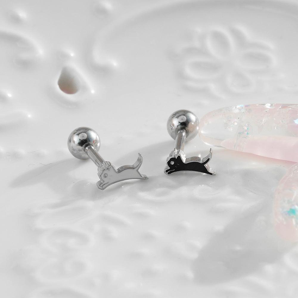 [Surgical] Cat Kitty (2 Types 2 Colors) 16G/14G Body Piercing 