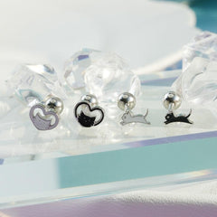 [Surgical] Cat Kitty (2 Types 2 Colors) 16G/14G Body Piercing 