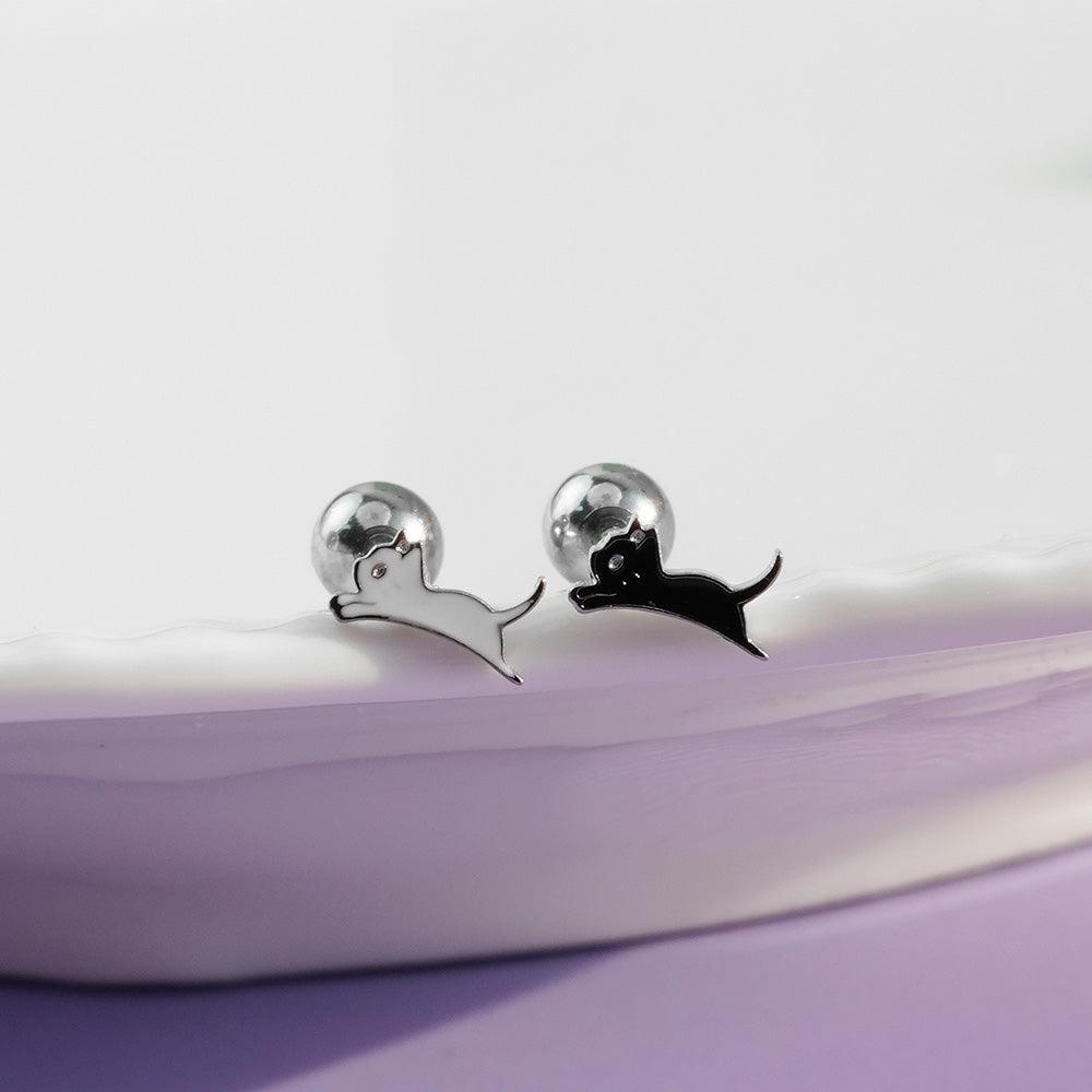 サージカル]猫 ネコ にゃんこ (2Type 2Color) 16G/14G ボディ