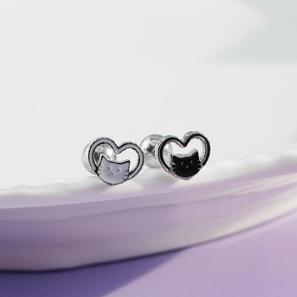 [Surgical] Cat Kitty (2 Types 2 Colors) 16G/14G Body Piercing 