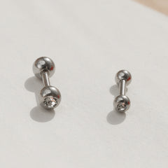 [All Surplice] Cubic Ball Basic (2 ขนาด) 16G/14G Body Piercing เจาะหลัง เจาะกระดูกอ่อน 