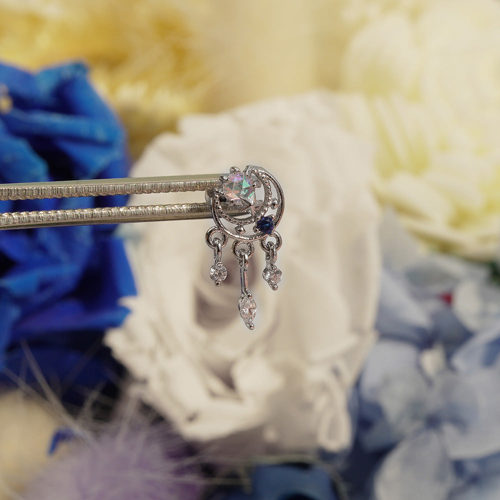 [Surgical] Body Piercing Collection (11 Types) 16G/14G Back Piercing Cartilage Piercing 
