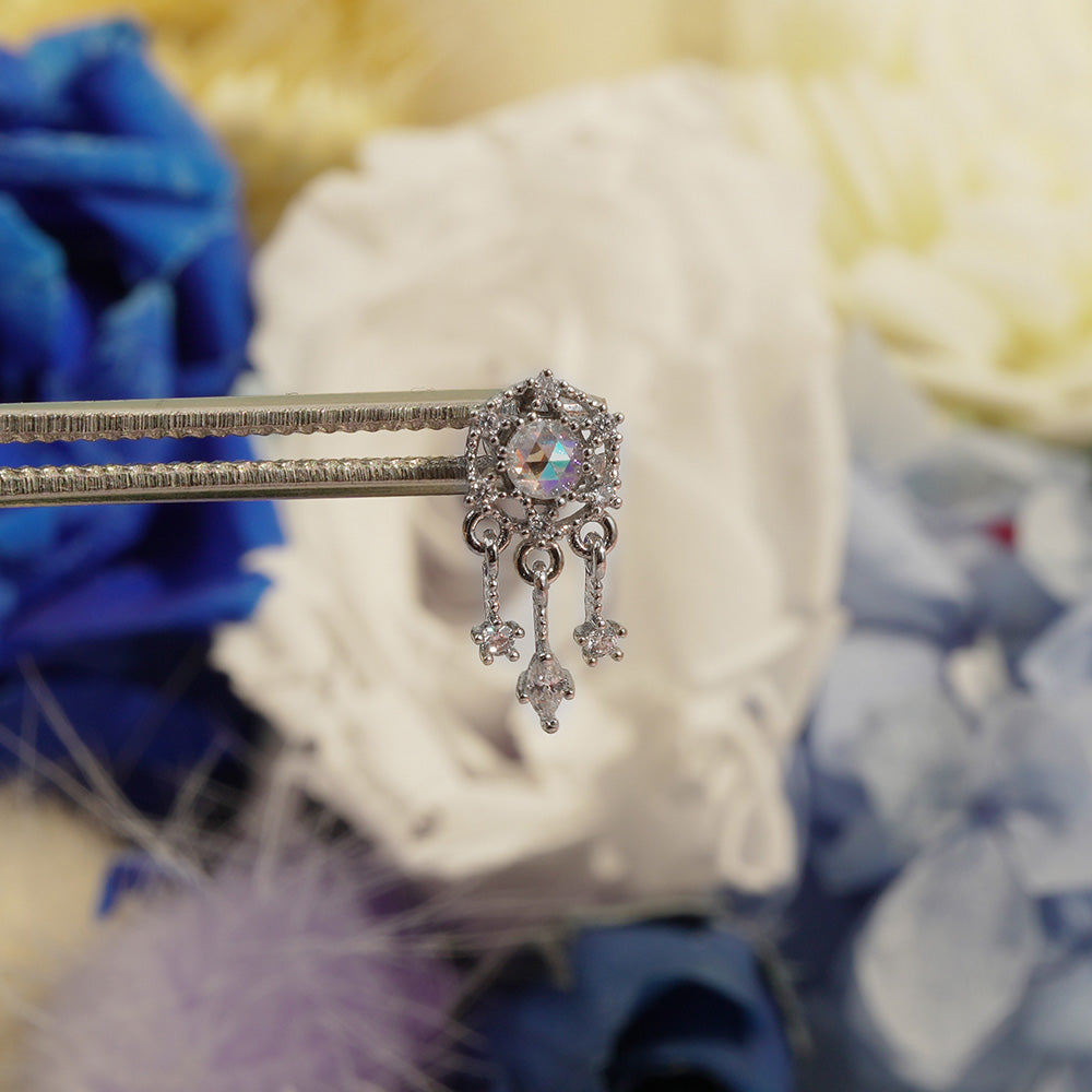 [Surgical] Body Piercing Collection (11 Types) 16G/14G Back Piercing Cartilage Piercing 