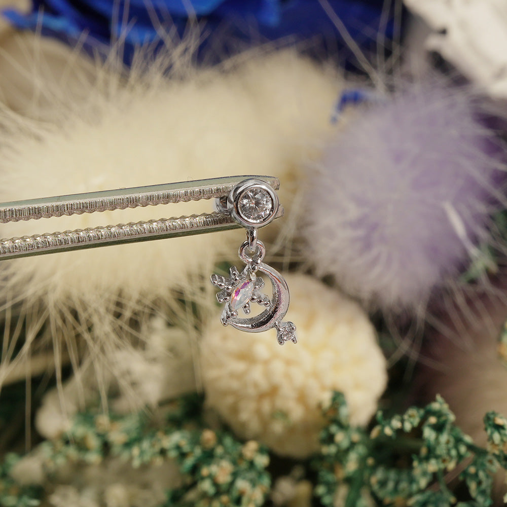 [Surgical] Body Piercing Collection (11 Types) 16G/14G Back Piercing Cartilage Piercing 