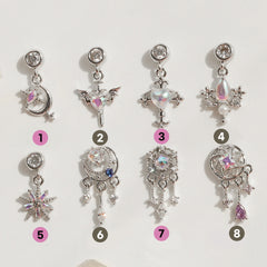 [Surgical] Body Piercing Collection (11 Types) 16G/14G Back Piercing Cartilage Piercing 