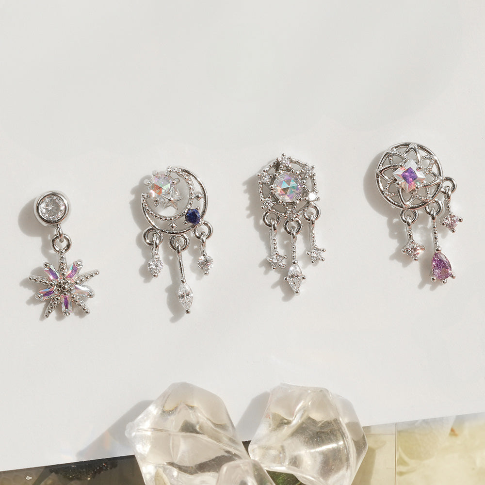 [Surgical] Body Piercing Collection (11 Types) 16G/14G Back Piercing Cartilage Piercing 