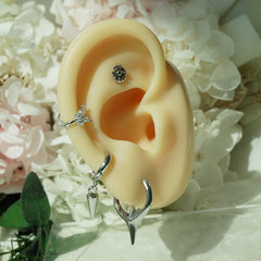 [All Surplice] Cubic Ball Basic (2 ขนาด) 16G/14G Body Piercing เจาะหลัง เจาะกระดูกอ่อน 