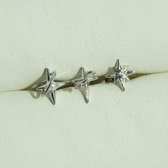 [サージカル]キュービック惑星バーベルピアス (3Type) 16G/14G コレクション ボディピアス キャッチ 軟骨ピアス