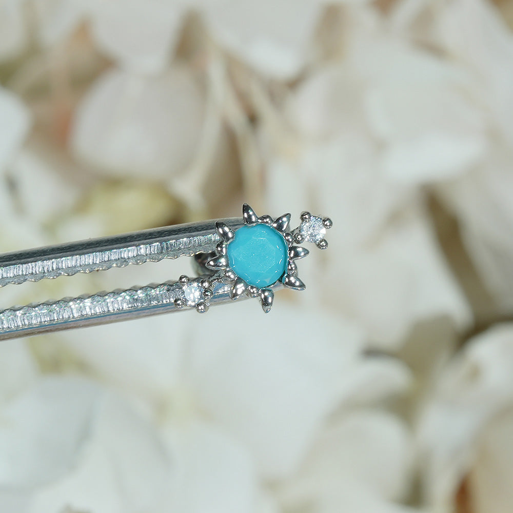 [Surgical] Simple Cubic Butterfly (4 Types) 16G/14G Body Piercing Collection เจาะหลัง เจาะกระดูกอ่อน 