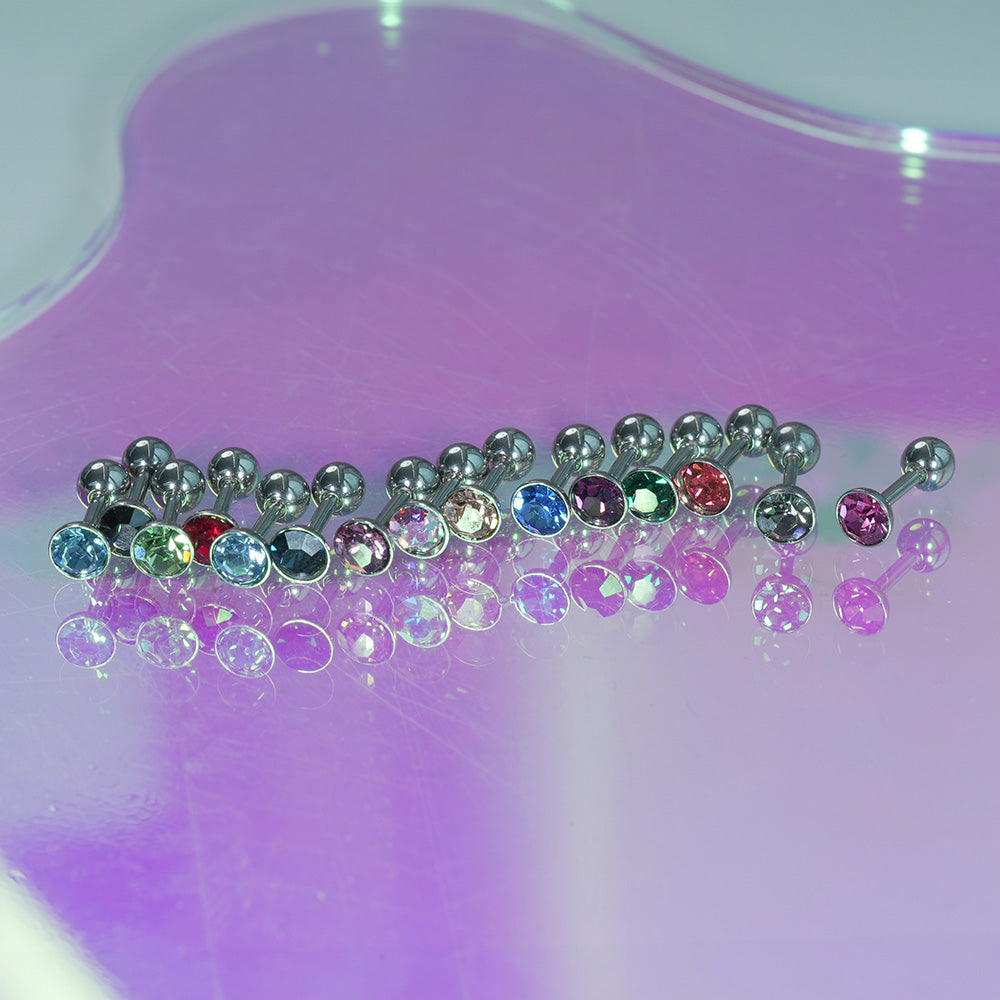 [Surgical] Simple Cubic Butterfly (4 Types) 16G/14G Body Piercing Collection เจาะหลัง เจาะกระดูกอ่อน 