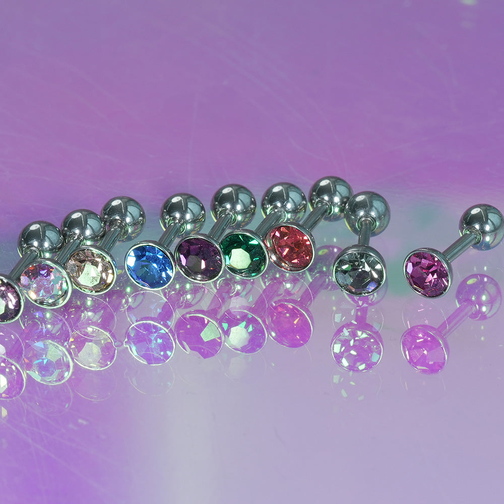[Surgical] Simple Cubic Butterfly (4 Types) 16G/14G Body Piercing Collection เจาะหลัง เจาะกระดูกอ่อน 