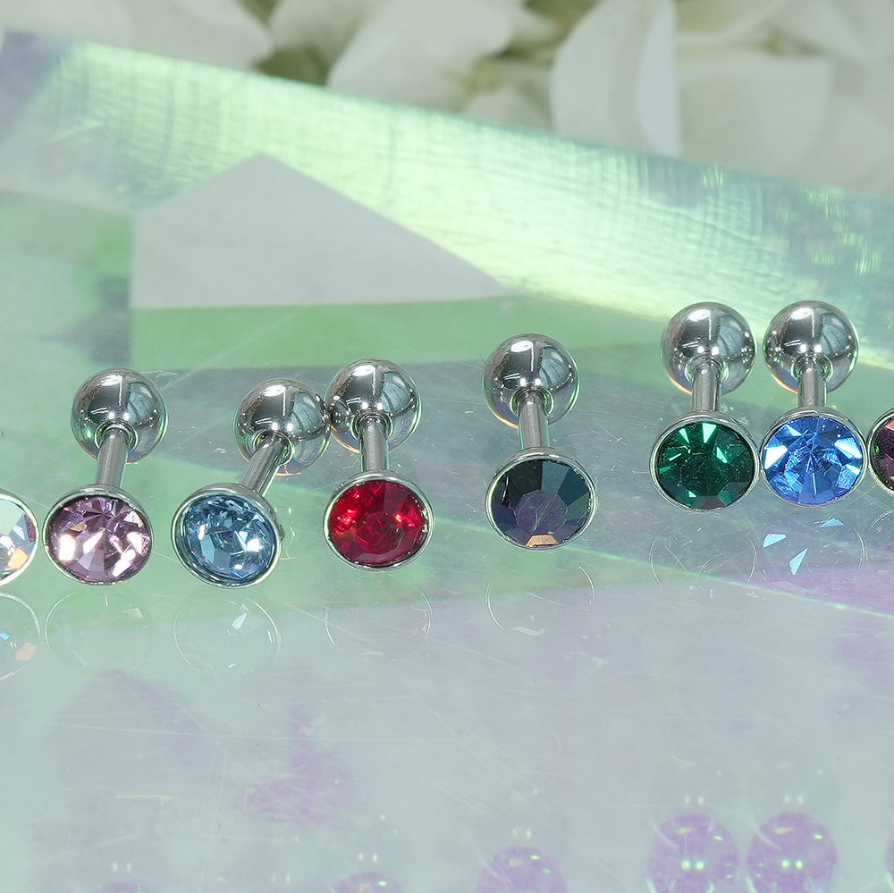[Surgical] Simple Cubic Butterfly (4 Types) 16G/14G Body Piercing Collection เจาะหลัง เจาะกระดูกอ่อน 