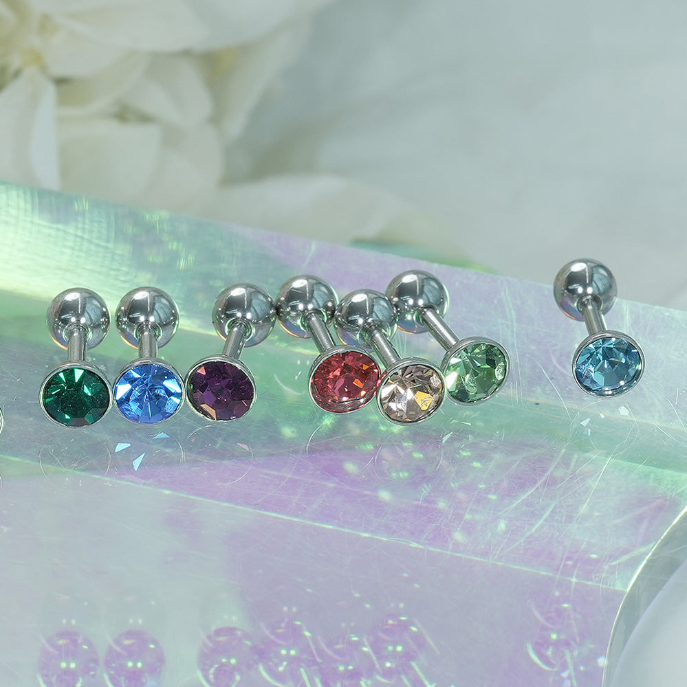[Surgical] Simple Cubic Butterfly (4 Types) 16G/14G Body Piercing Collection เจาะหลัง เจาะกระดูกอ่อน 