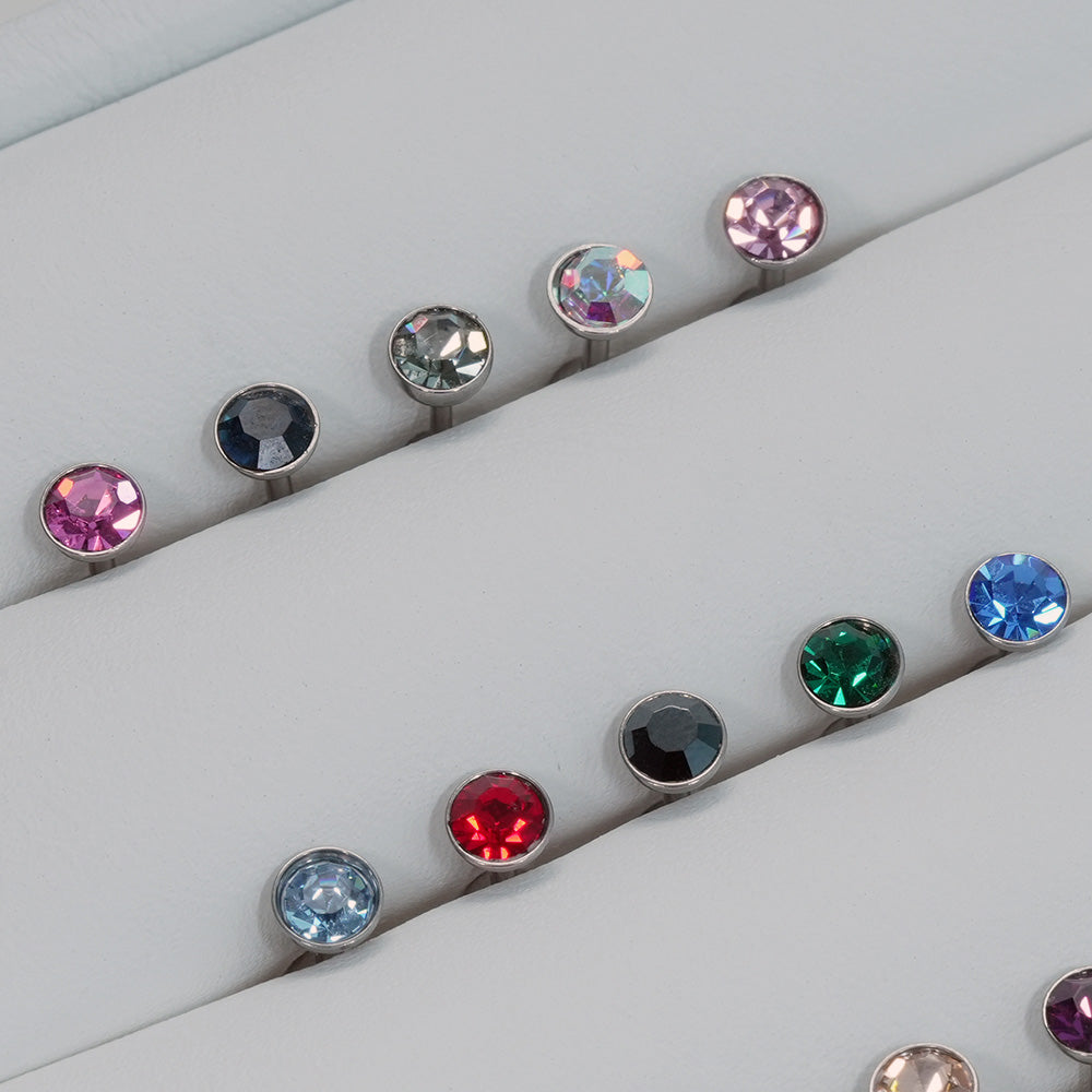 [Surgical] Simple Cubic Butterfly (4 Types) 16G/14G Body Piercing Collection เจาะหลัง เจาะกระดูกอ่อน 