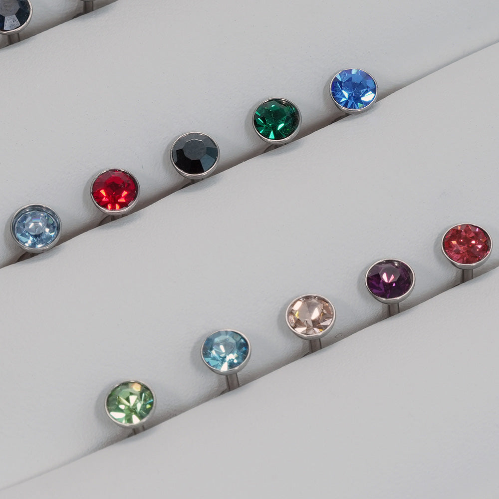 [Surgical] Simple Cubic Butterfly (4 Types) 16G/14G Body Piercing Collection เจาะหลัง เจาะกระดูกอ่อน 