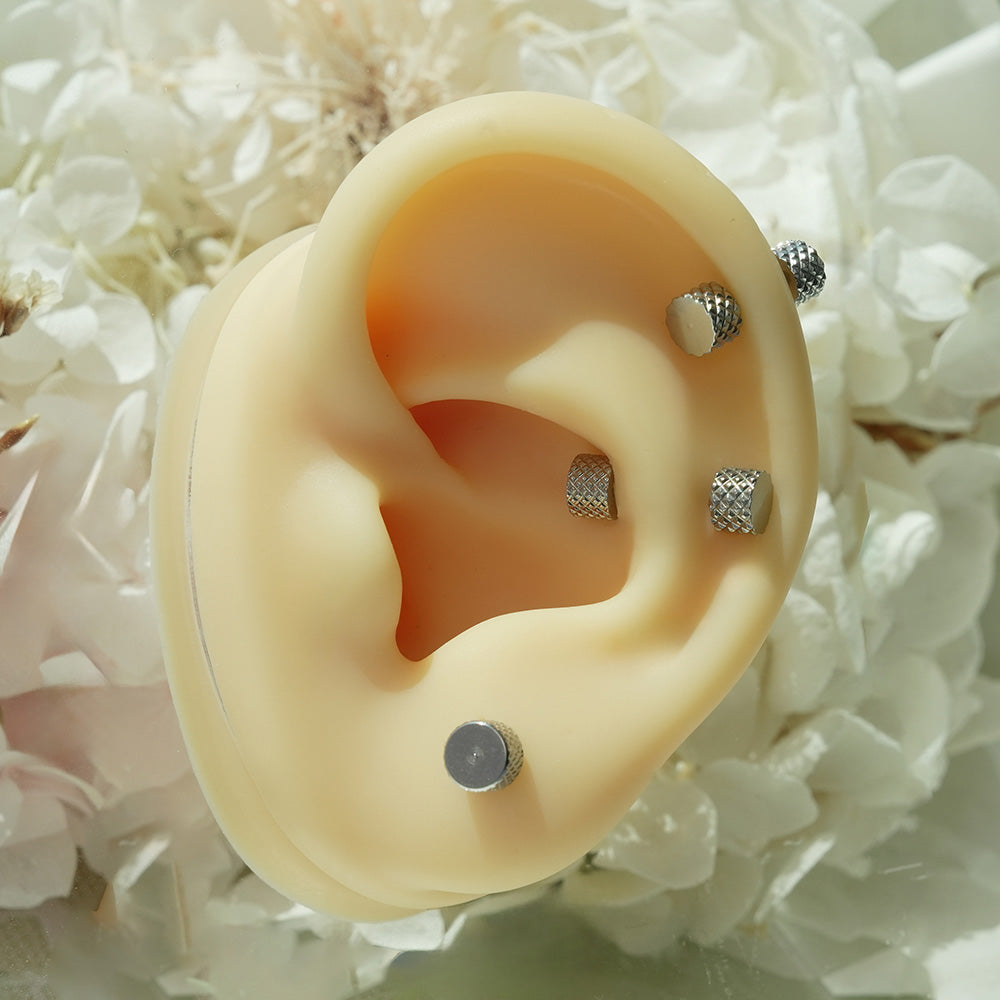 [All Surgical] Cubic Ball Basic (2 Sizes) 16G/14G Body Piercing Back Piercing Cartilage Piercing 