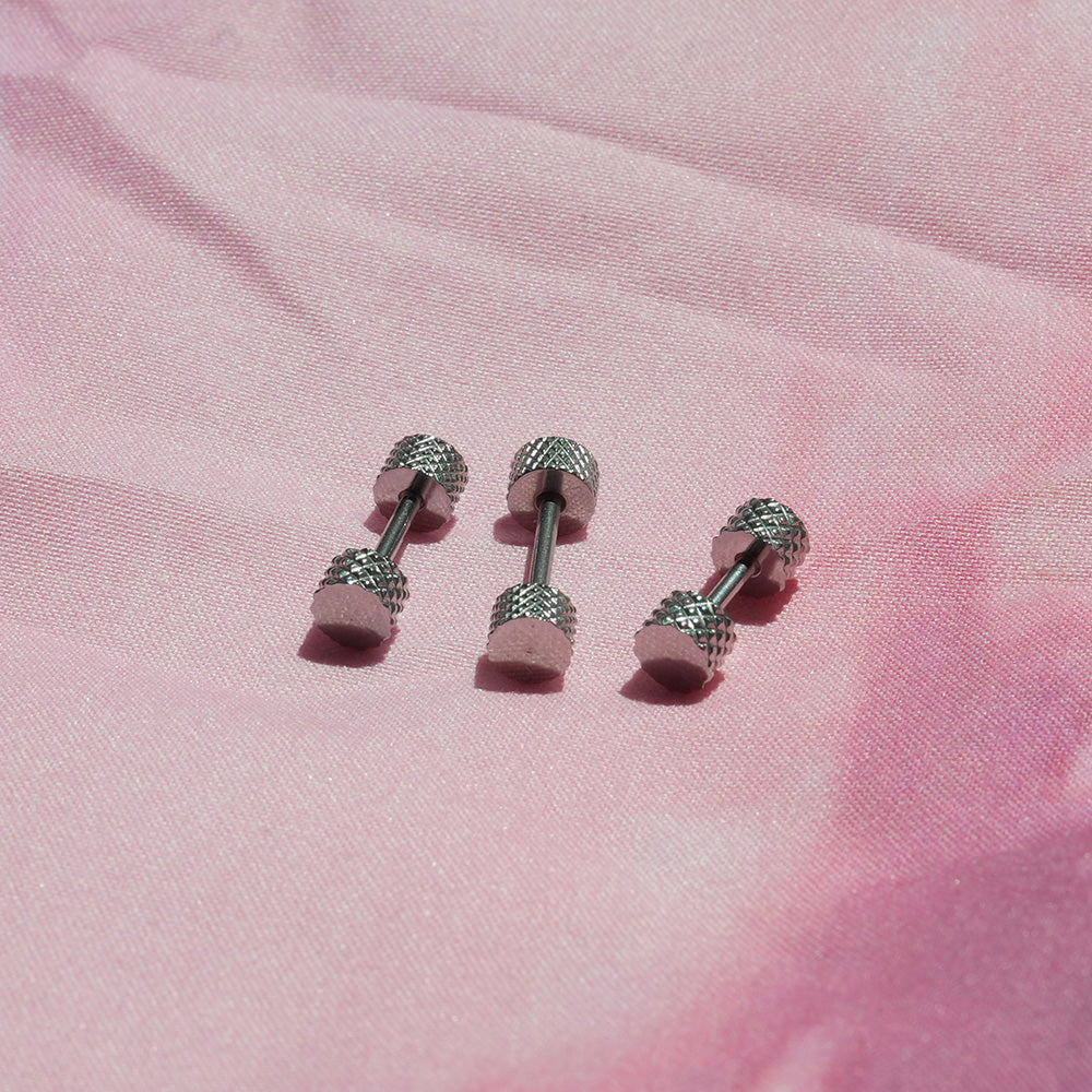 [All Surgical] Cubic Ball Basic (2 Sizes) 16G/14G Body Piercing Back Piercing Cartilage Piercing 