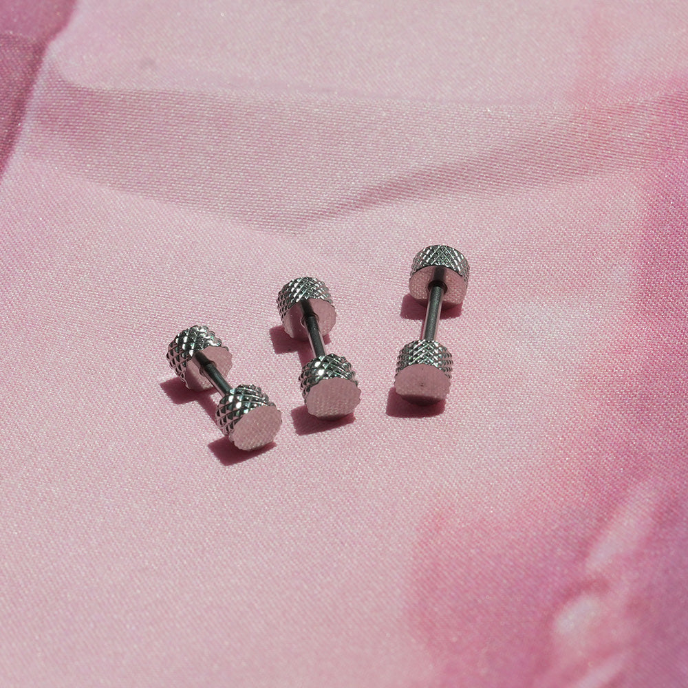 [All Surgical] Cubic Ball Basic (2 Sizes) 16G/14G Body Piercing Back Piercing Cartilage Piercing 