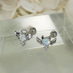 [サージカル] エンジェル＆デビル ピアス 16G/14G ボディピアス 天使 悪魔