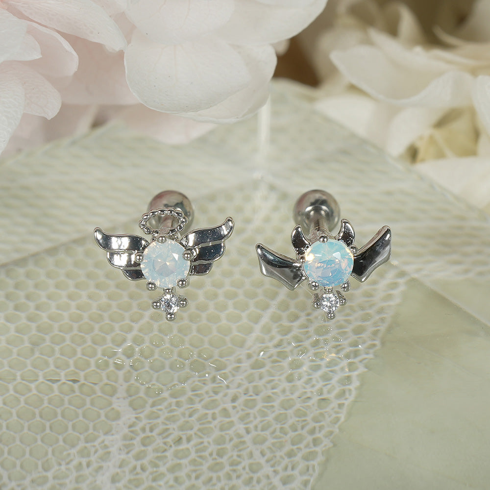 [サージカル] エンジェル＆デビル ピアス 16G/14G ボディピアス 天使 悪魔