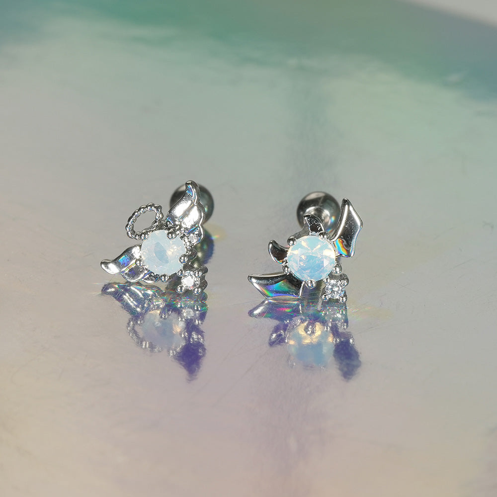 [サージカル] エンジェル＆デビル ピアス 16G/14G ボディピアス 天使 悪魔