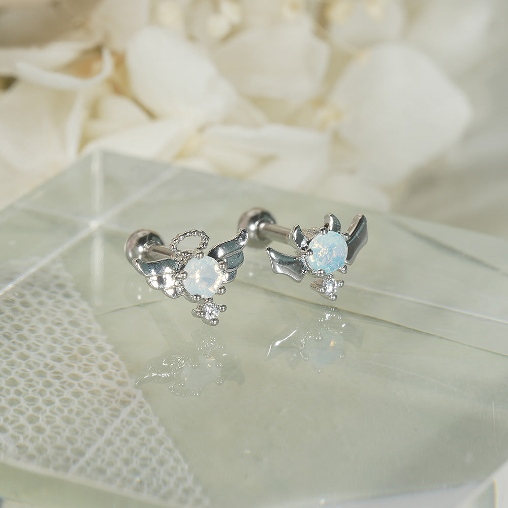 [サージカル] エンジェル＆デビル ピアス 16G/14G ボディピアス 天使 悪魔