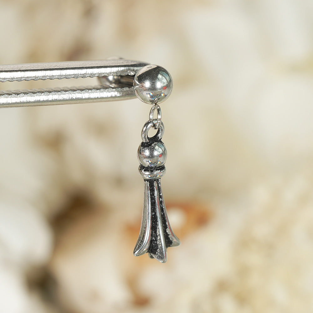 [All Surgical] Cubic Ball Basic (2 Sizes) 16G/14G Body Piercing Back Piercing Cartilage Piercing 