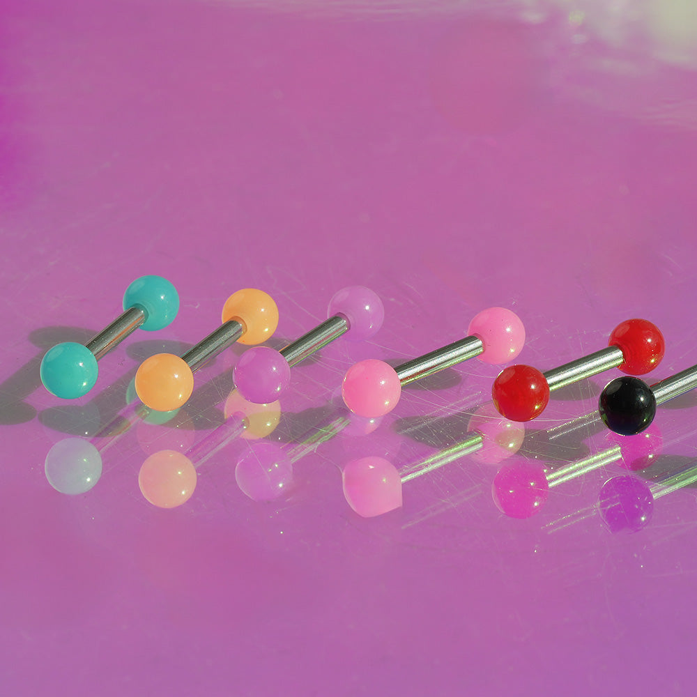 [All Surgical] Cubic Ball Basic (2 Sizes) 16G/14G Body Piercing Back Piercing Cartilage Piercing 