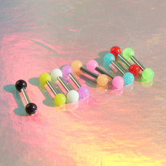 [All Surgical] Cubic Ball Basic (2 Sizes) 16G/14G Body Piercing Back Piercing Cartilage Piercing 