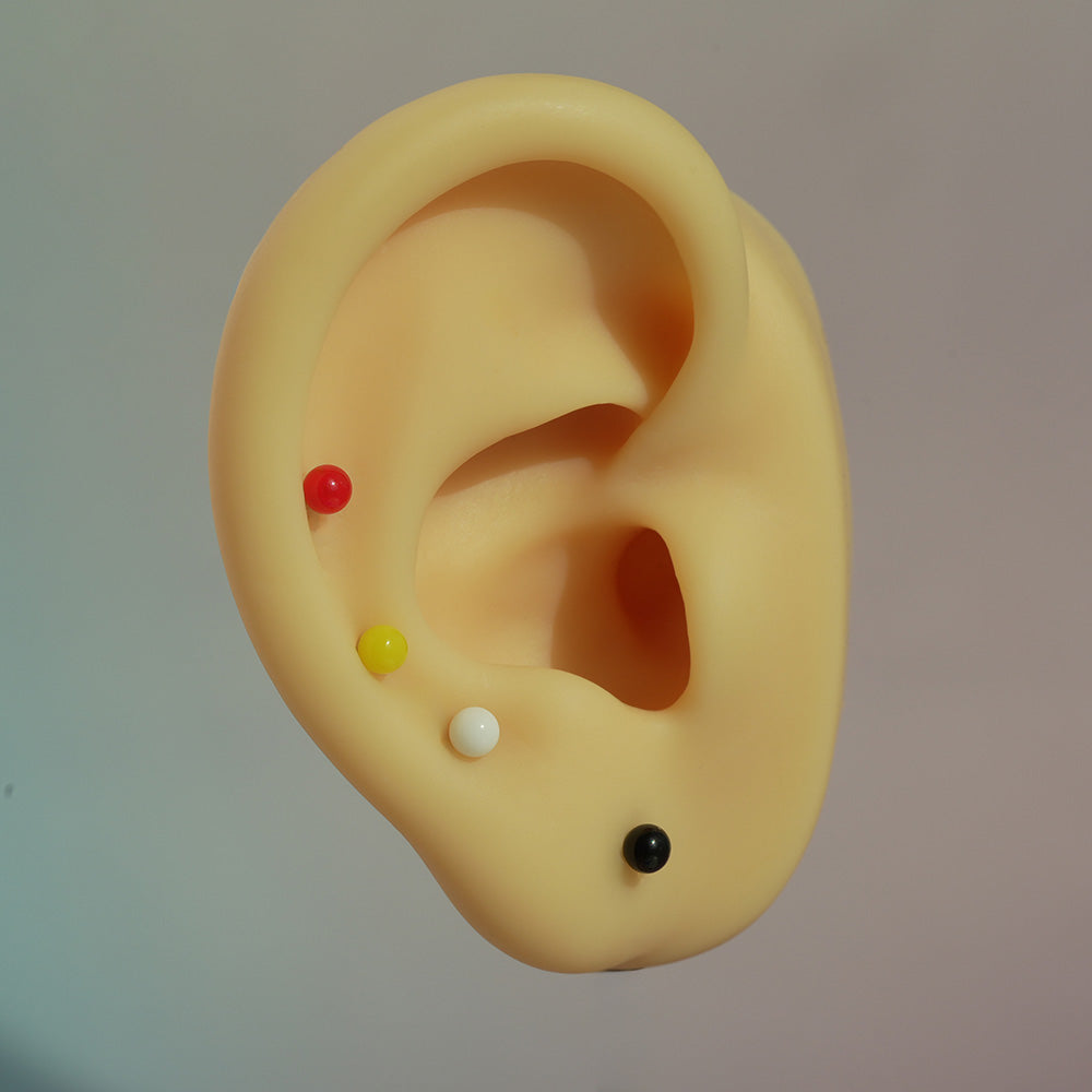 [All Surgical] Cubic Ball Basic (2 Sizes) 16G/14G Body Piercing Back Piercing Cartilage Piercing 