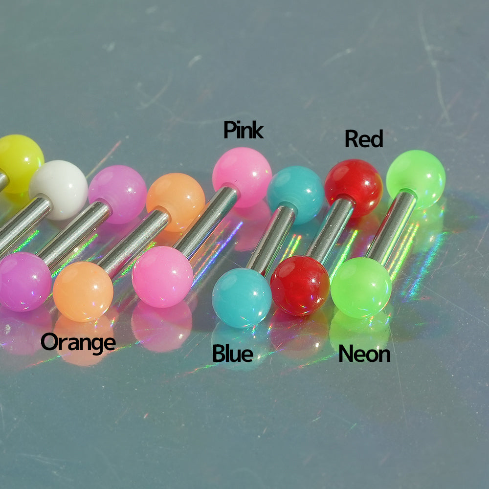 [All Surgical] Cubic Ball Basic (2 Sizes) 16G/14G Body Piercing Back Piercing Cartilage Piercing 