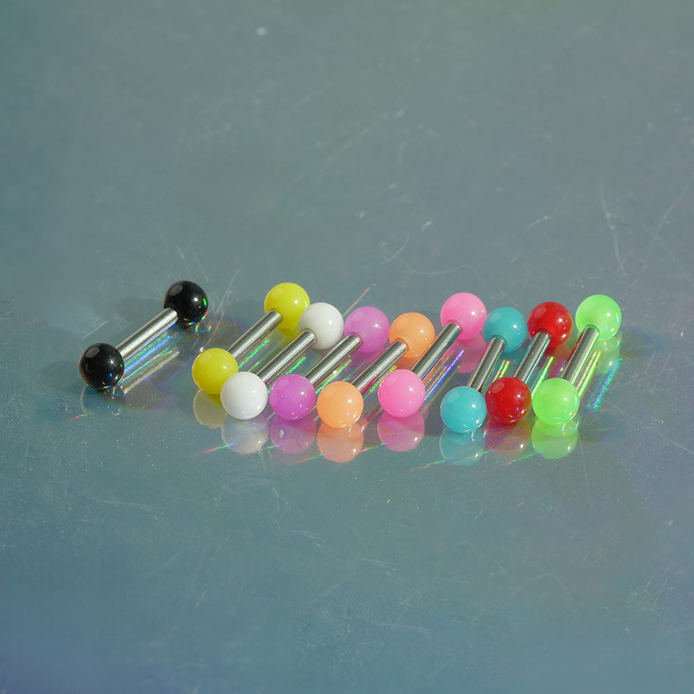 [All Surgical] Cubic Ball Basic (2 Sizes) 16G/14G Body Piercing Back Piercing Cartilage Piercing 