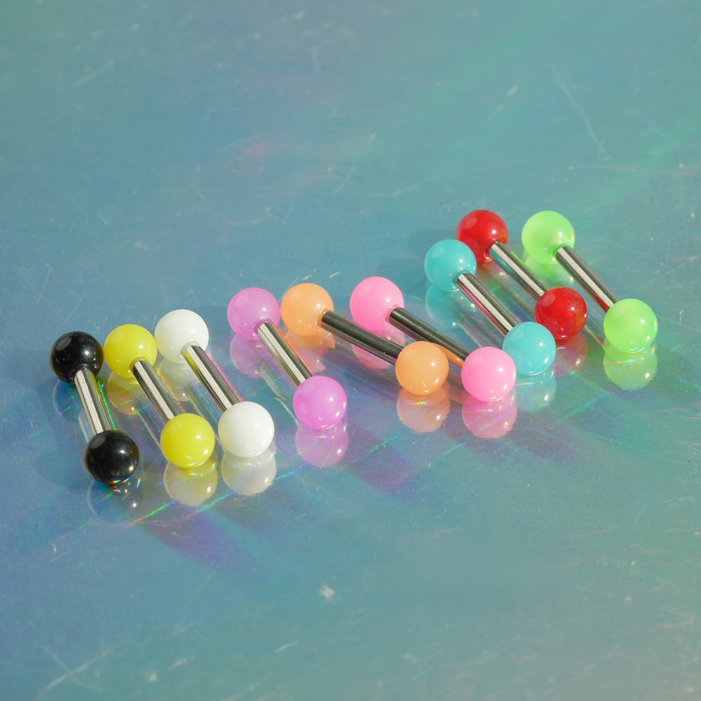 [All Surgical] Cubic Ball Basic (2 Sizes) 16G/14G Body Piercing Back Piercing Cartilage Piercing 