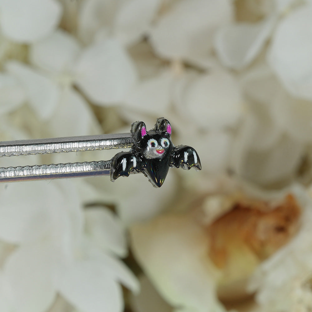 [サージカル]ハロウィンピアス (3Type) 16G ユーレイカボチャ ランタンカボチャ コウモリ