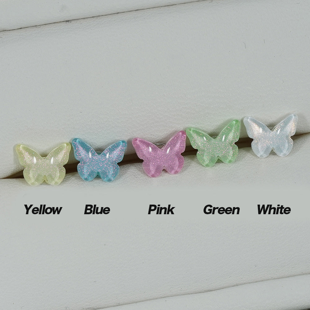 [Surgical] Simple Cubic Butterfly (4 Types) 16G/14G Body Piercing Collection Back Piercing Cartilage Piercing 