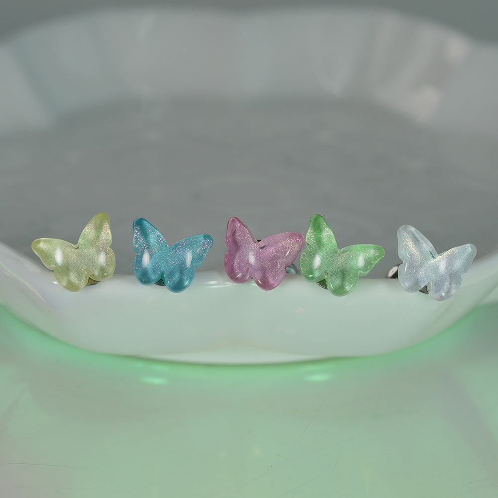 [Surgical] Simple Cubic Butterfly (4 Types) 16G/14G Body Piercing Collection Back Piercing Cartilage Piercing 