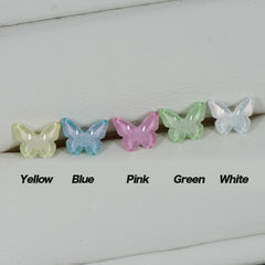 [Surgical] Simple Cubic Butterfly (4 Types) 16G/14G Body Piercing Collection Back Piercing Cartilage Piercing 