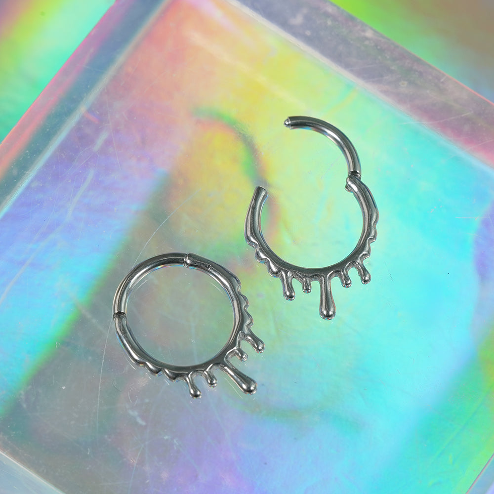 [全サージカル]メルティティア セグメントリングピアス 16G