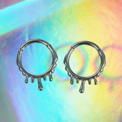 [全サージカル]メルティティア セグメントリングピアス 16G