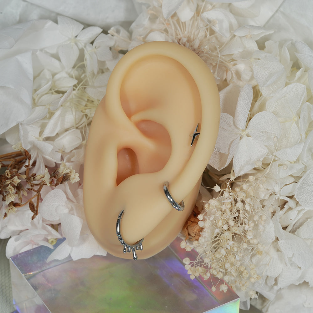 [全サージカル]メルティティア セグメントリングピアス 16G