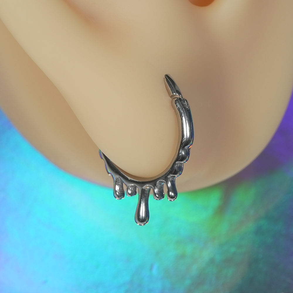 [全サージカル]メルティティア セグメントリングピアス 16G