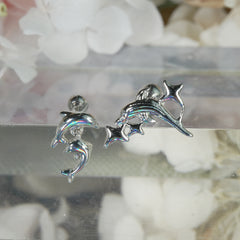 [サージカル ]ドルフィン ピアス 2Type 軟骨ピアス 16G