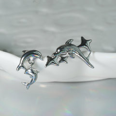 [サージカル ]ドルフィン ピアス 2Type 軟骨ピアス 16G
