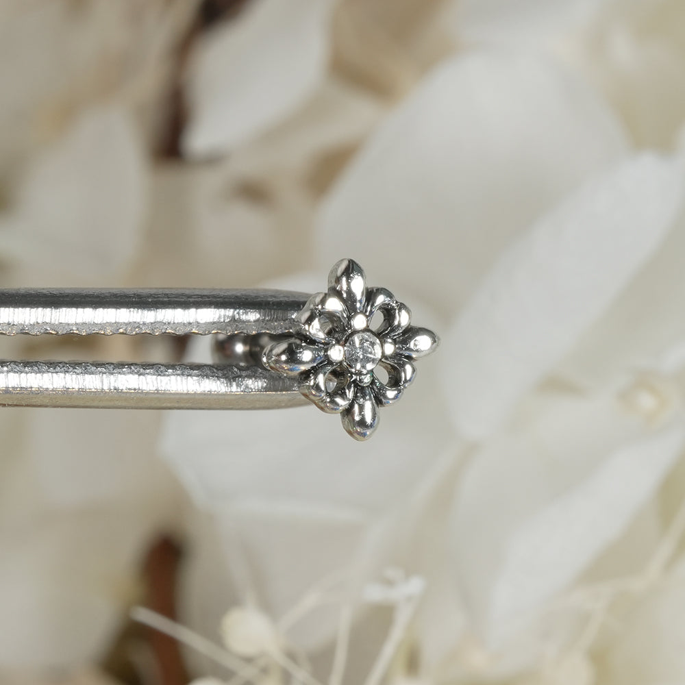 第1弾 [サージカル]アンティークキュービックポイントピアス (12Type) 16G コレクション 軟骨ピアス