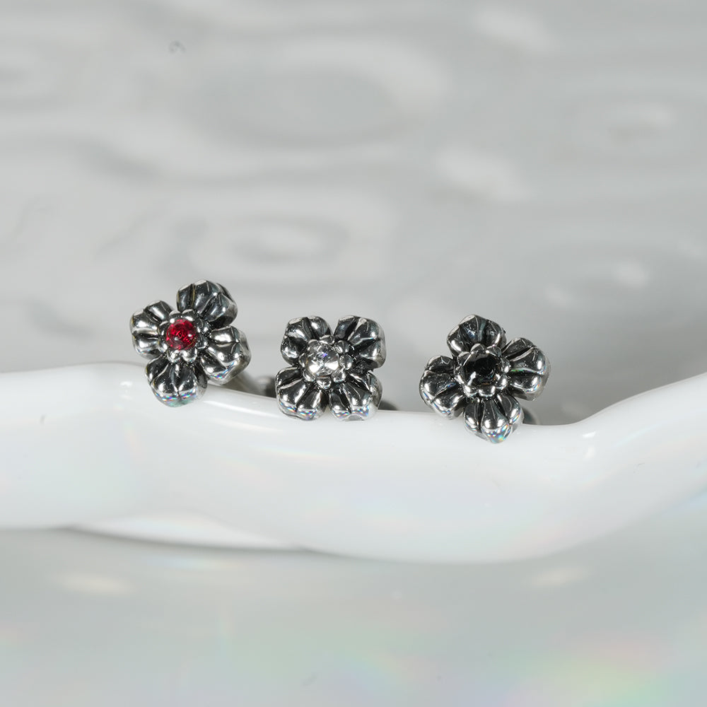 第1弾 [サージカル]アンティークキュービックポイントピアス (12Type) 16G コレクション 軟骨ピアス