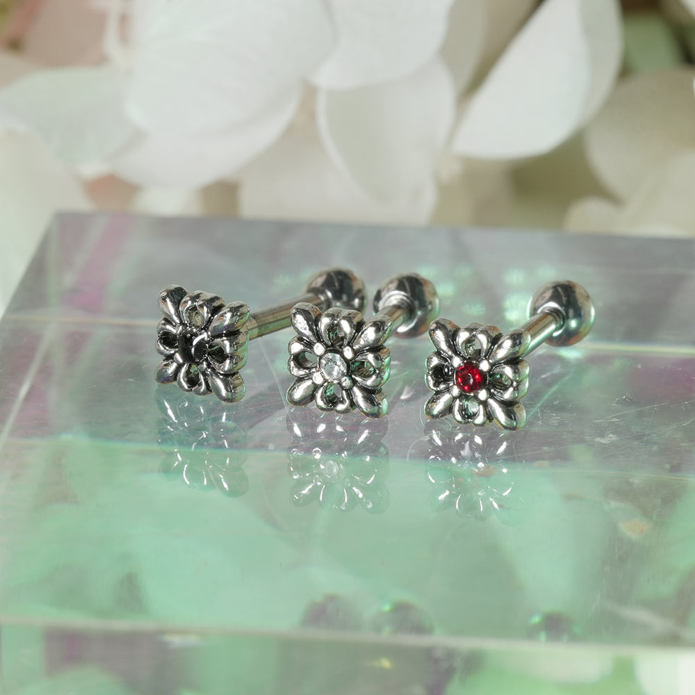 第1弾 [サージカル]アンティークキュービックポイントピアス (12Type) 16G コレクション 軟骨ピアス