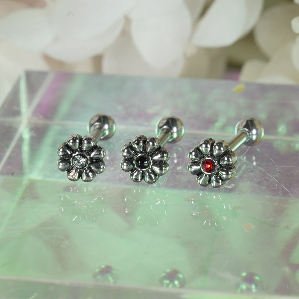 第1弾 [サージカル]アンティークキュービックポイントピアス (12Type) 16G コレクション 軟骨ピアス