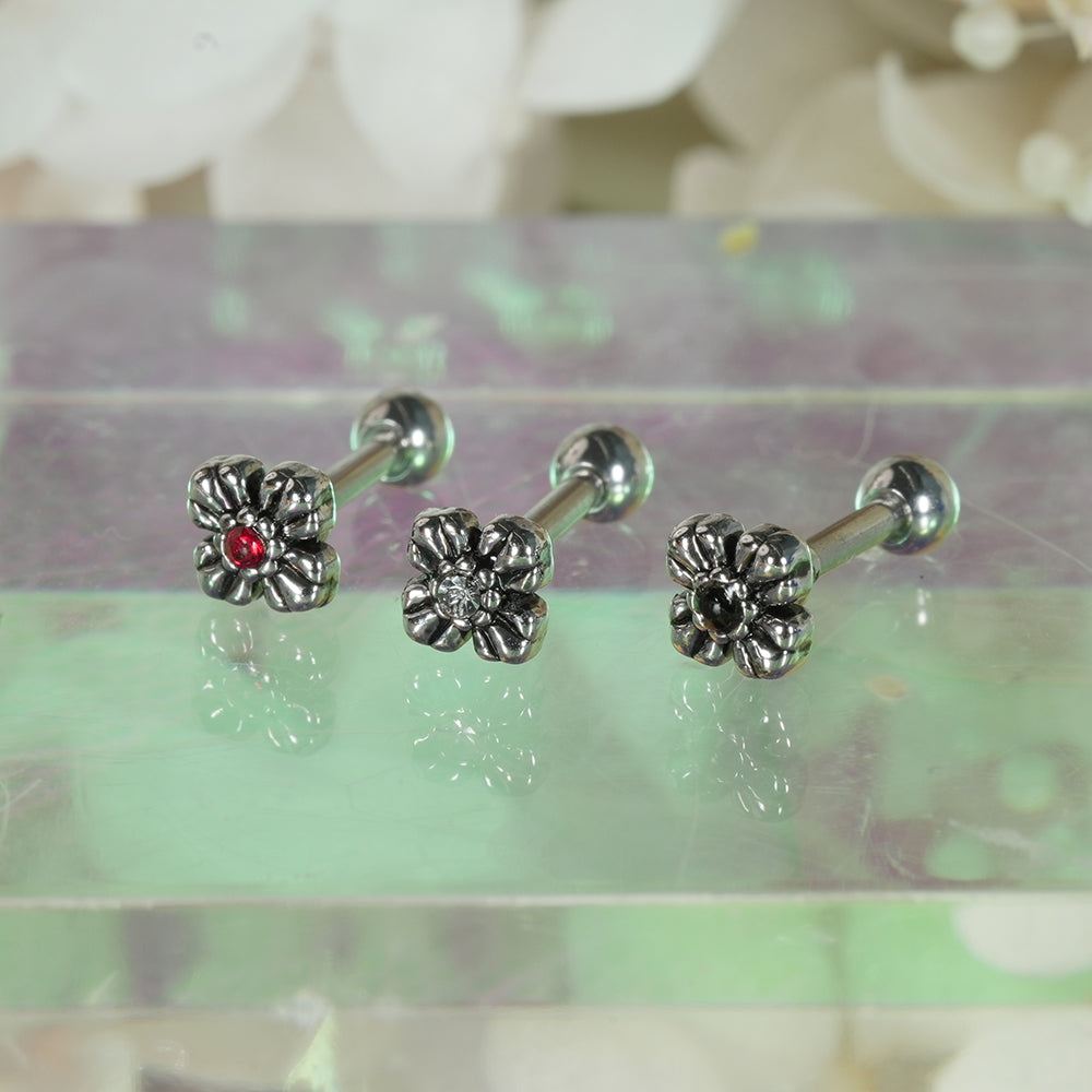 第1弾 [サージカル]アンティークキュービックポイントピアス (12Type) 16G コレクション 軟骨ピアス