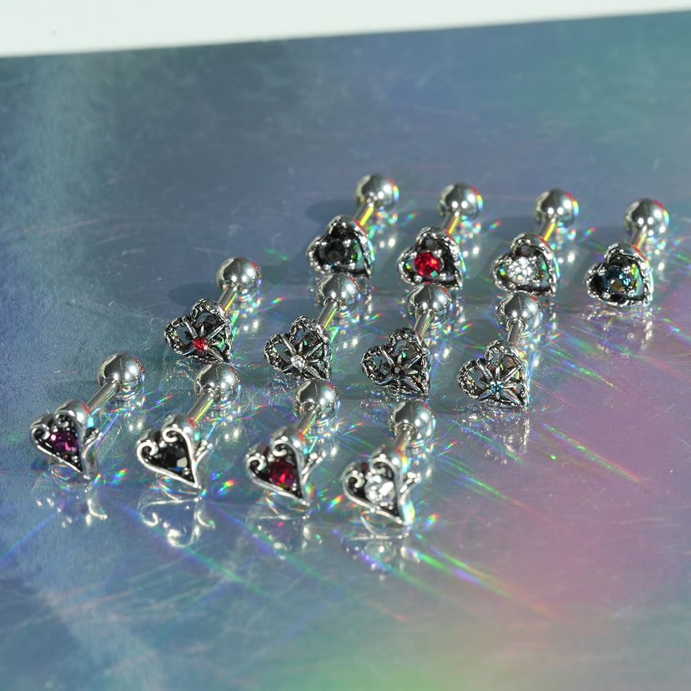 [Surgical] Simple Cubic Butterfly (4 Types) 16G/14G Body Piercing Collection Back Piercing Cartilage Piercing 
